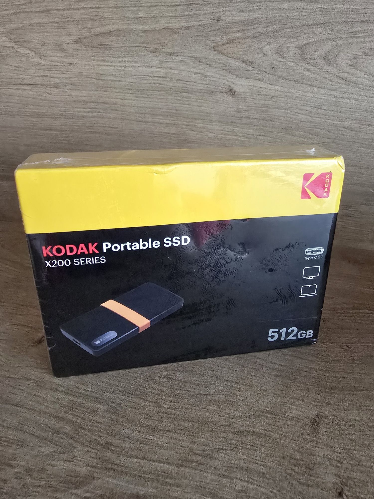 Portable Ssd kodak x200 512gb, портативный переносной ссд диск, флешка