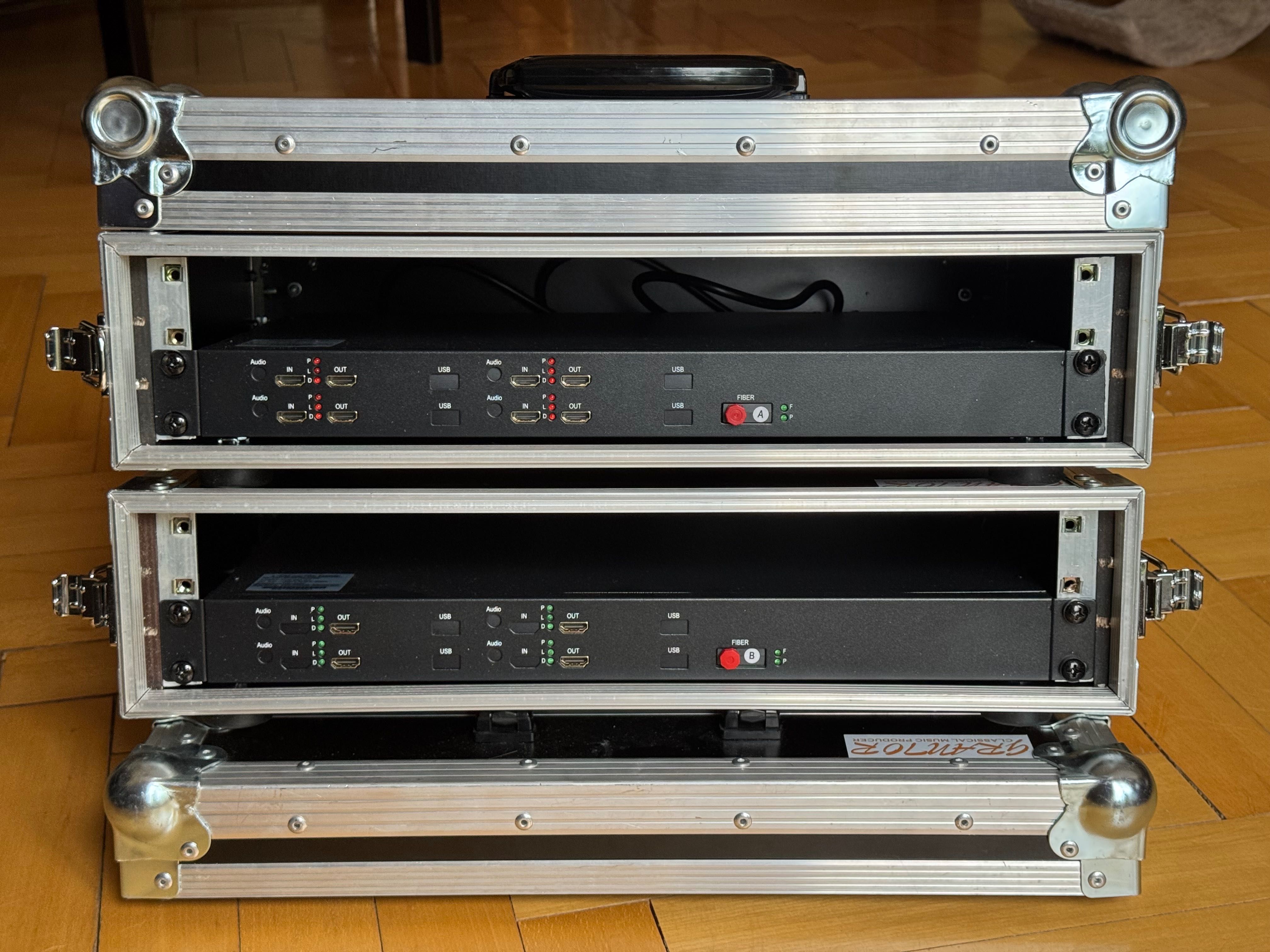 Video Extender 4 x HDMI over Fiber