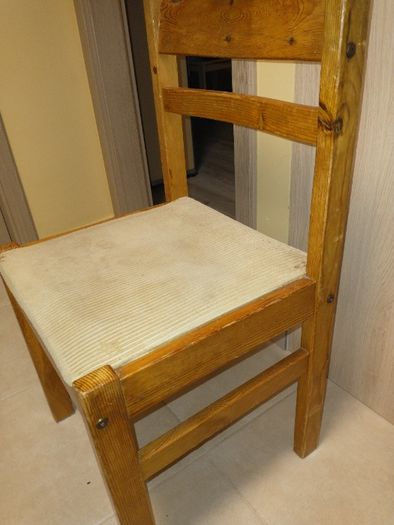Krzesło drewniane - unikat,