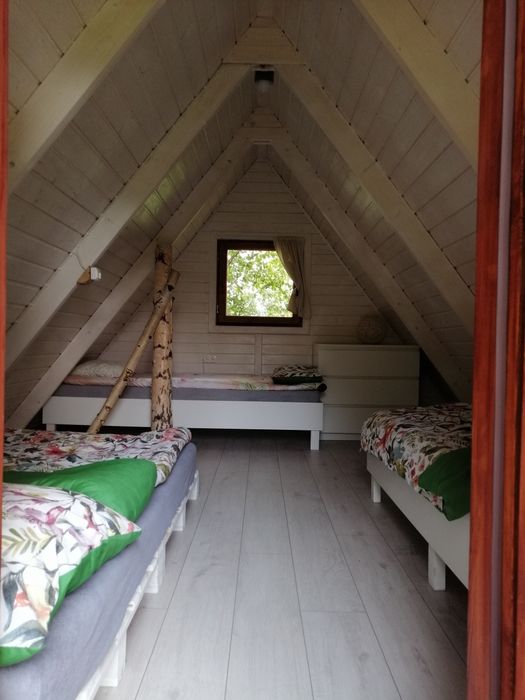 Domek na kaszubach z jacuzzi,Mały ale uroczy, lasek,wakacje,klima