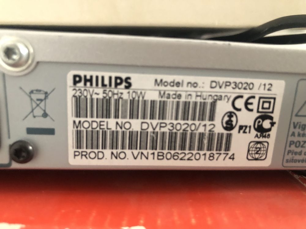 DVD Philips DVP 3020/12 sprawny