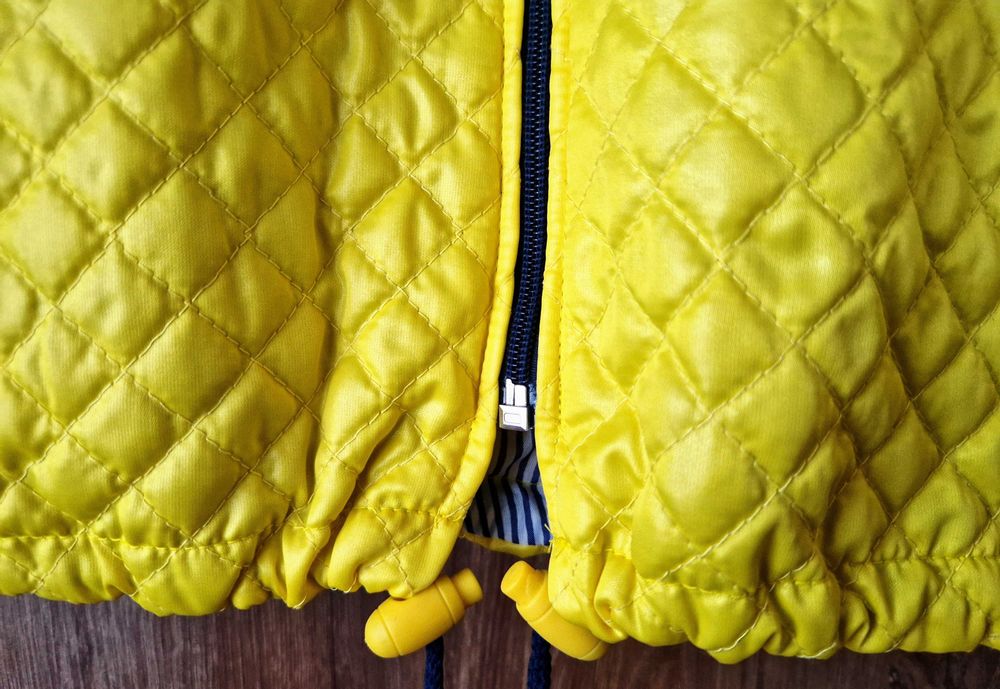 Kurtka damska lekka jesienna żółta