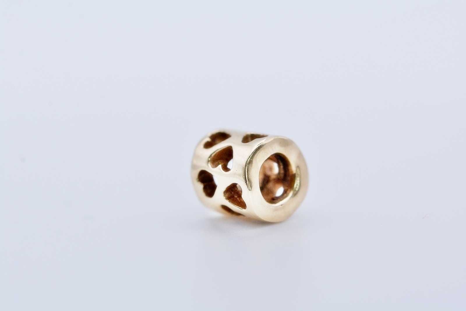 Oryginalny Charms Pandora Tunel Miłości Serca 585 2,42G