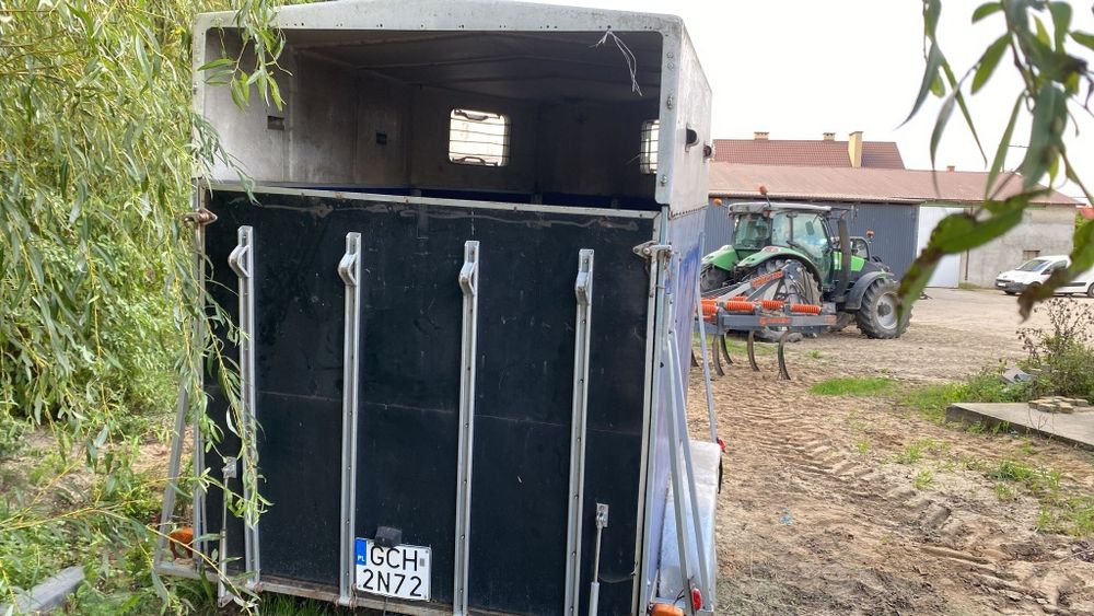 Przyczepa do przewozu koni