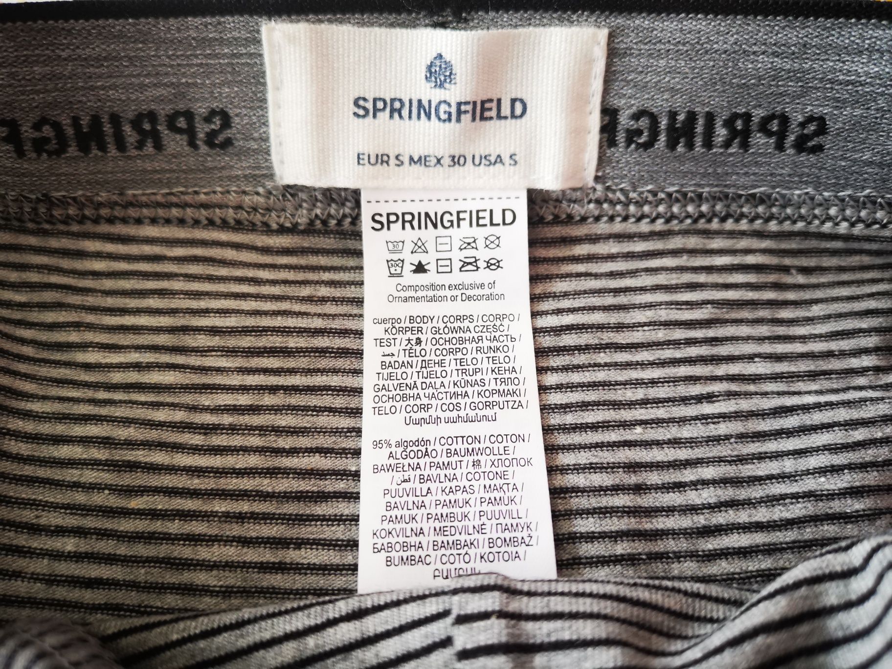 Boxers homem Springfield