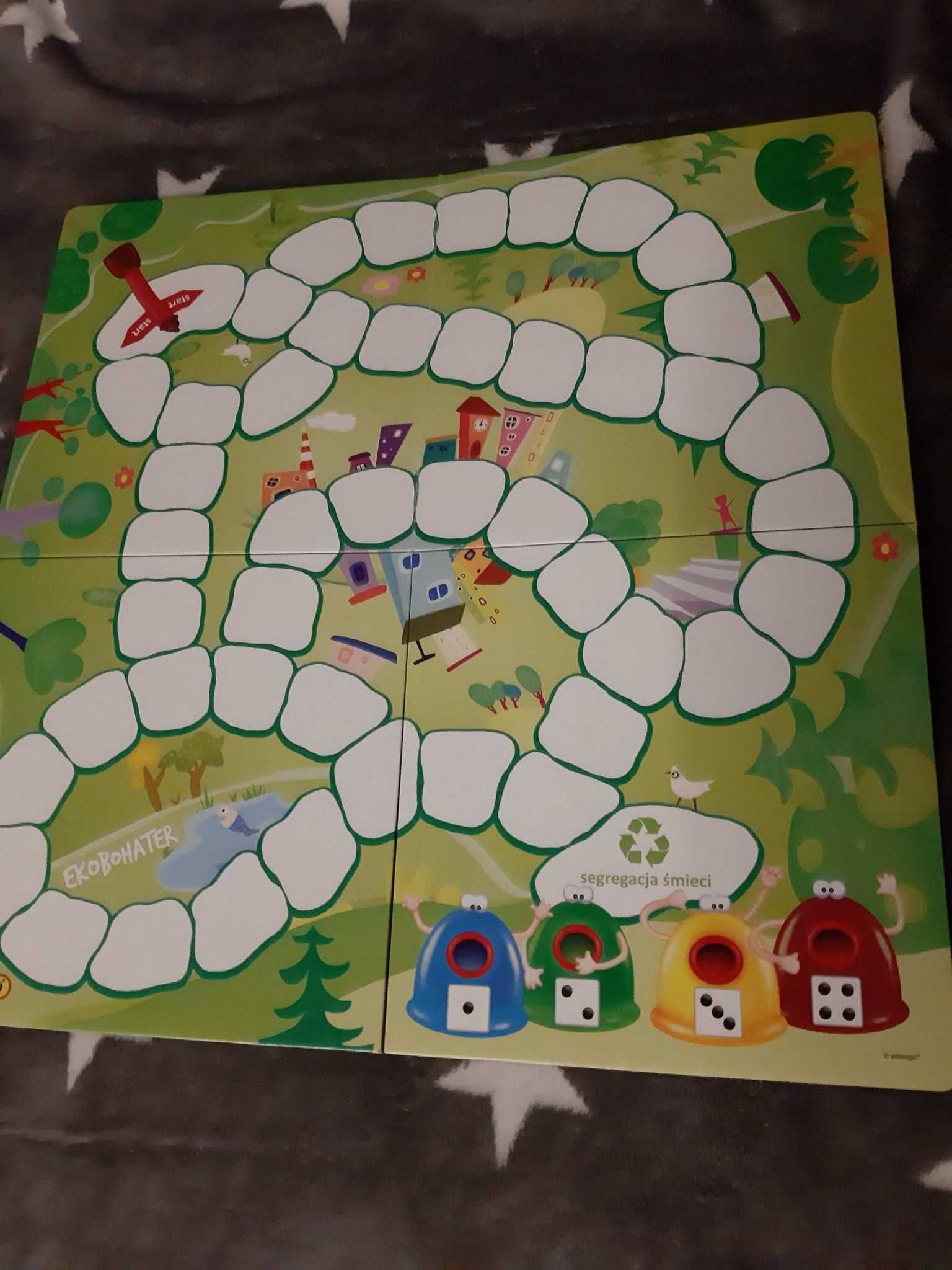 Gra ekobohater, edukacyjna gra planszowa, produkt polski