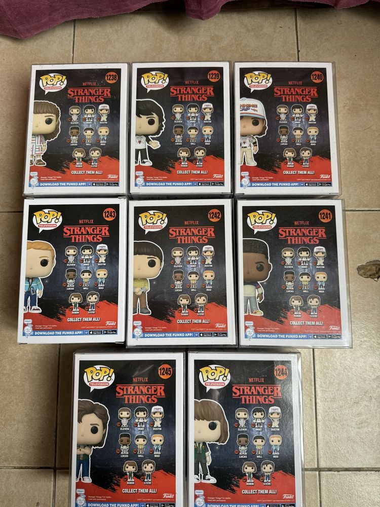 Funko pop Stranger Things coleção completa