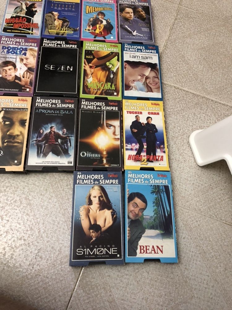 Filmes vhs como novos