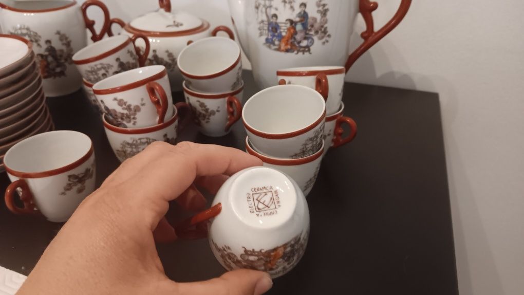 Serviço de café porcelana louça chinesa
