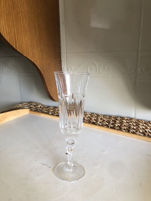 Copos de vidro elegantes