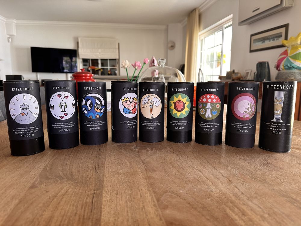 RITZENHOFF Coleção de copos pequenos (Schnaps)