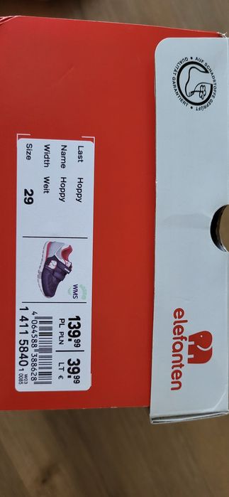 Buty chłopięce elefanten