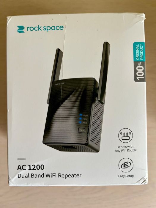 Rock space AC 1200 підсилювач Wi-Fi 1200 Мбіт RSD0608