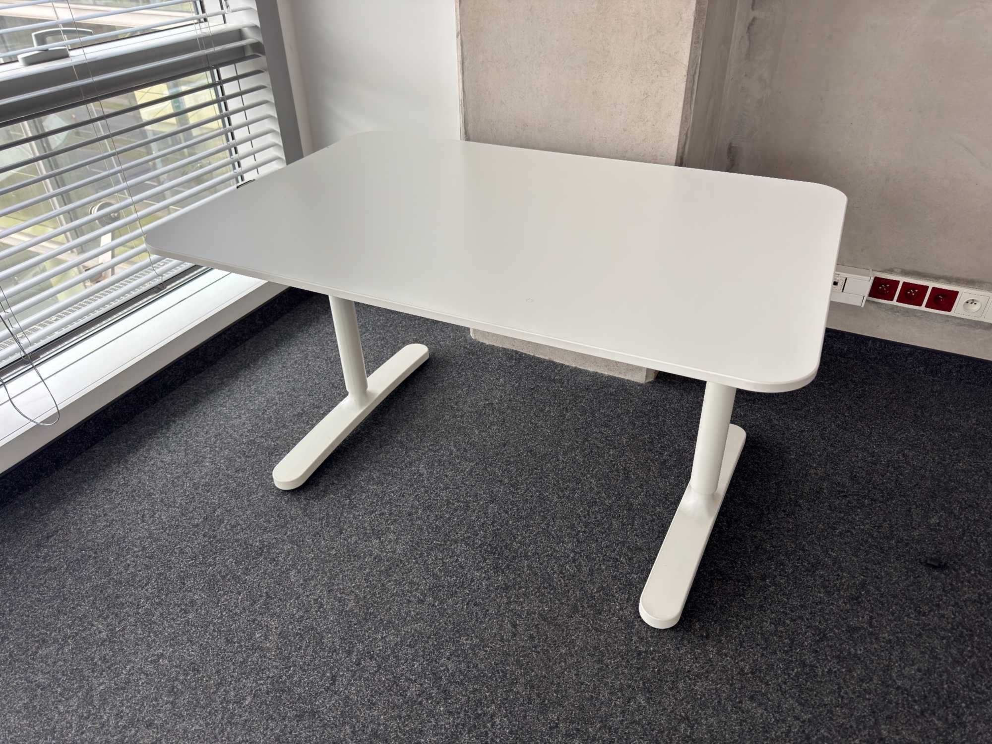 Biurko białe -  Ikea bekant 120x80