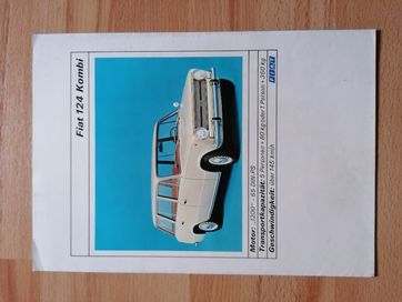 Prospekt Fiat 124 Kombi