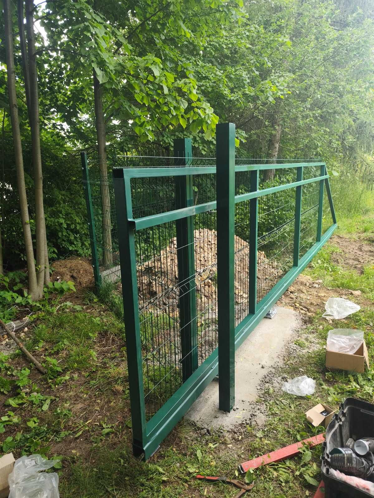 PROMOCJA brama przesuwna 4m  5500zł wraz z montażem.