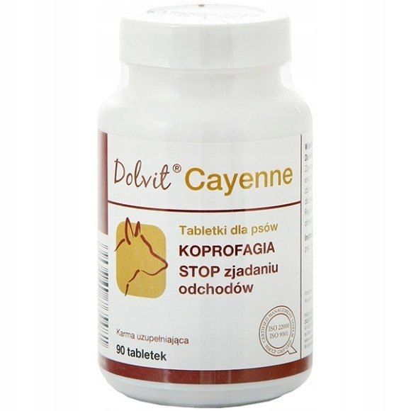 Dolvit Cayenne STOP ZJADANIU ODCHODÓW dla psów Koprofagia 90 tab