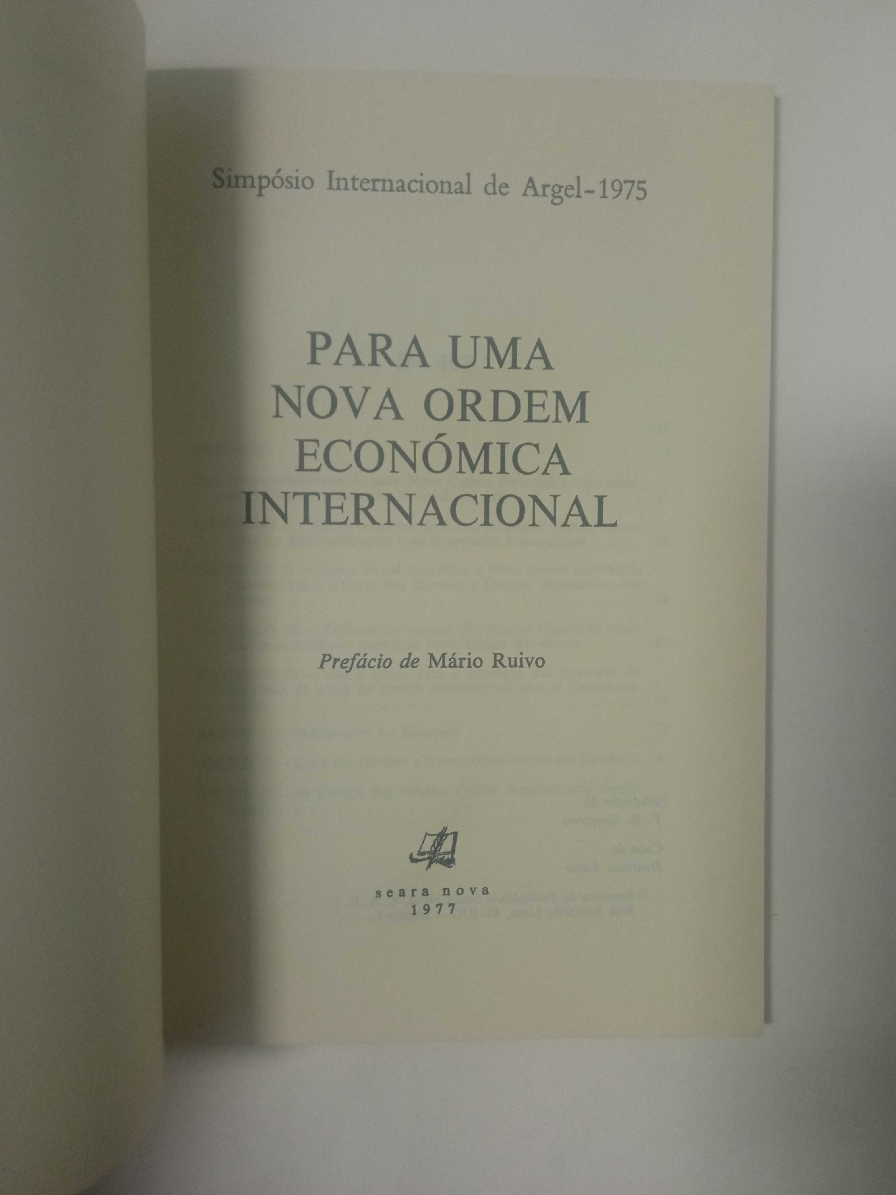 Para uma nova ordem económica internacional