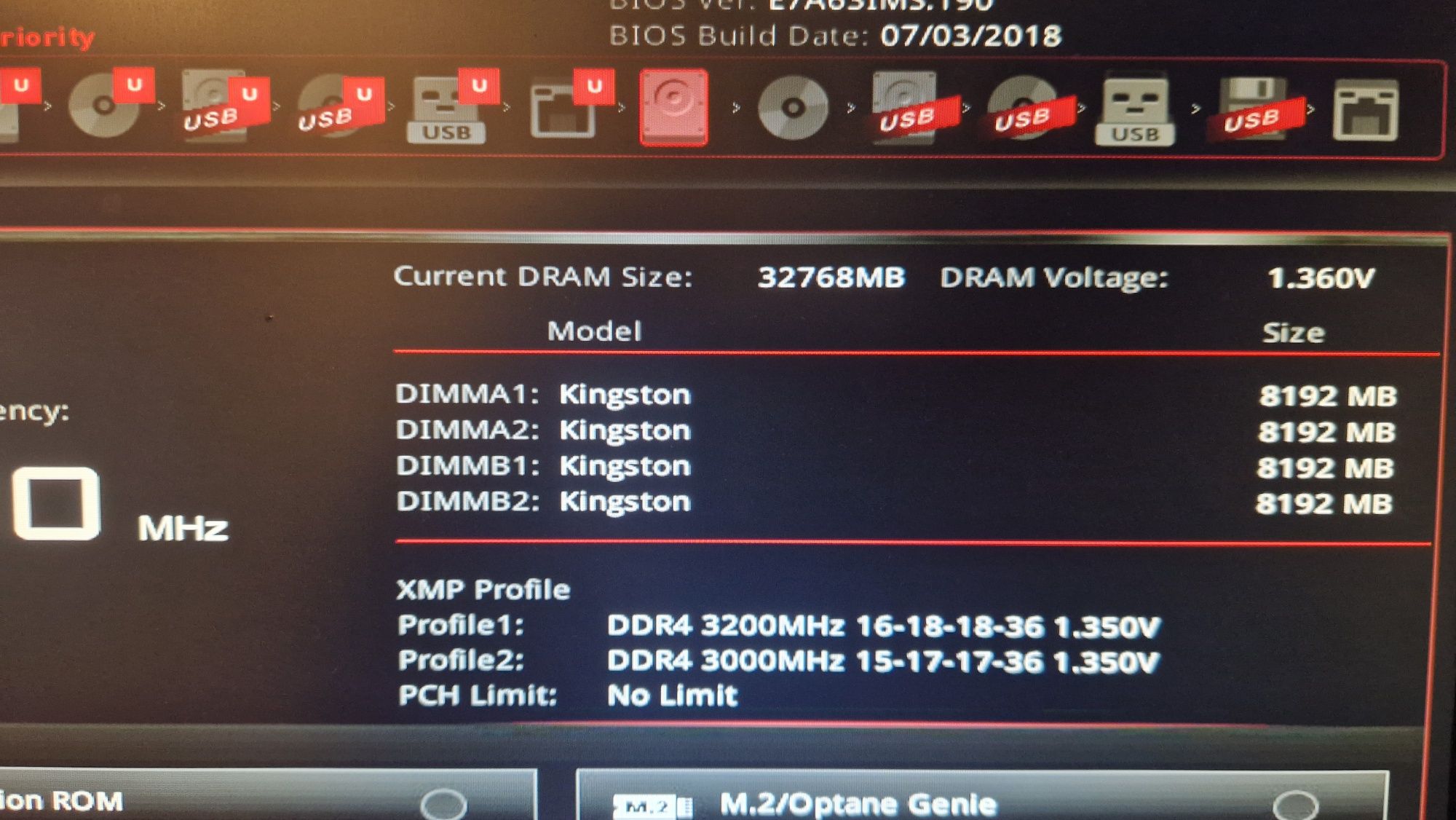 HyperX Kingston FURY Beast RGB 32GB 3200MHz