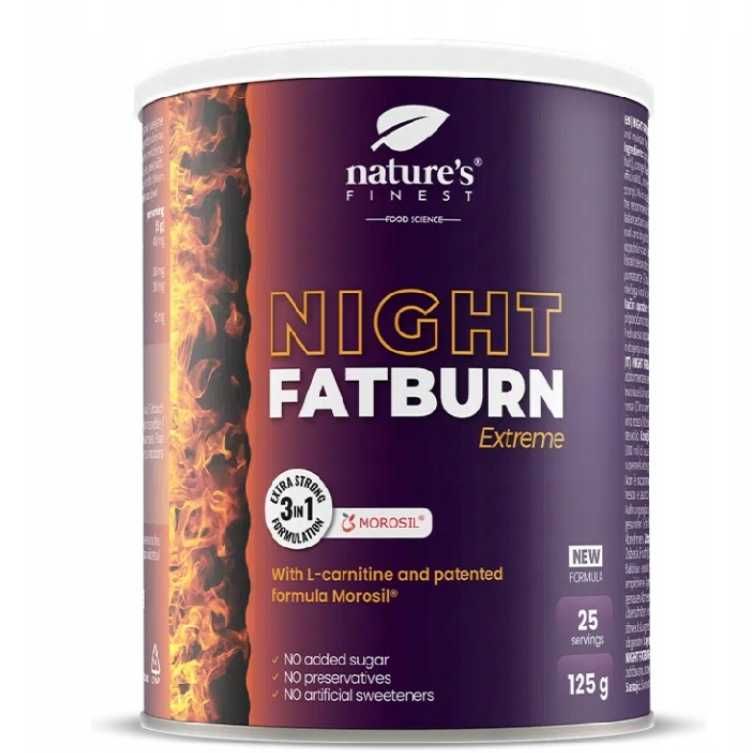 Night FatBurn Nature’s Finest 125g – Kontrola wagi na noc