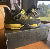 Nike Air Jordan 4 Retro Yellow Thunder желые джорданы четыре