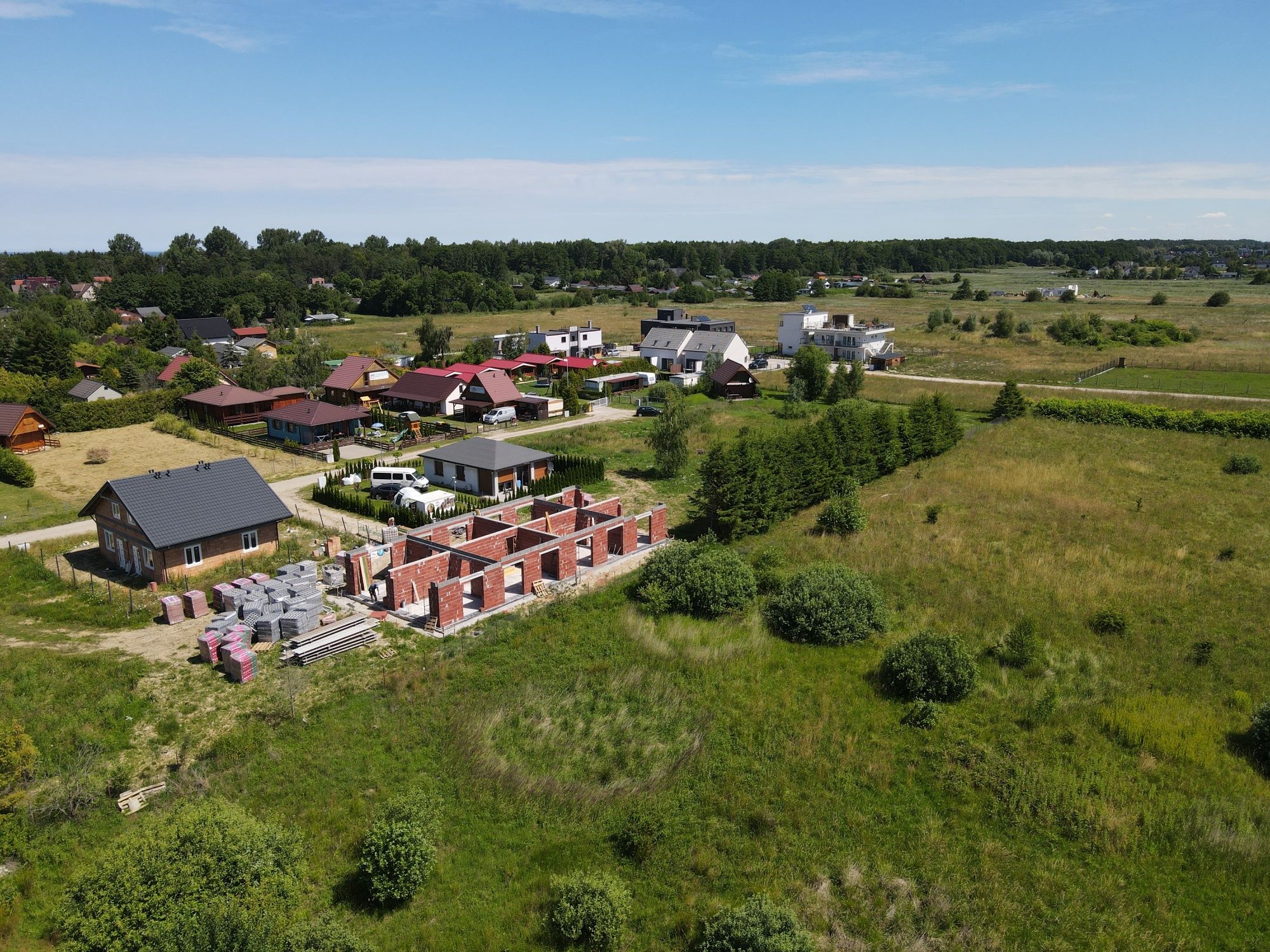 CHŁOPY działka budowlana 2000m²- cena 800zł/m²