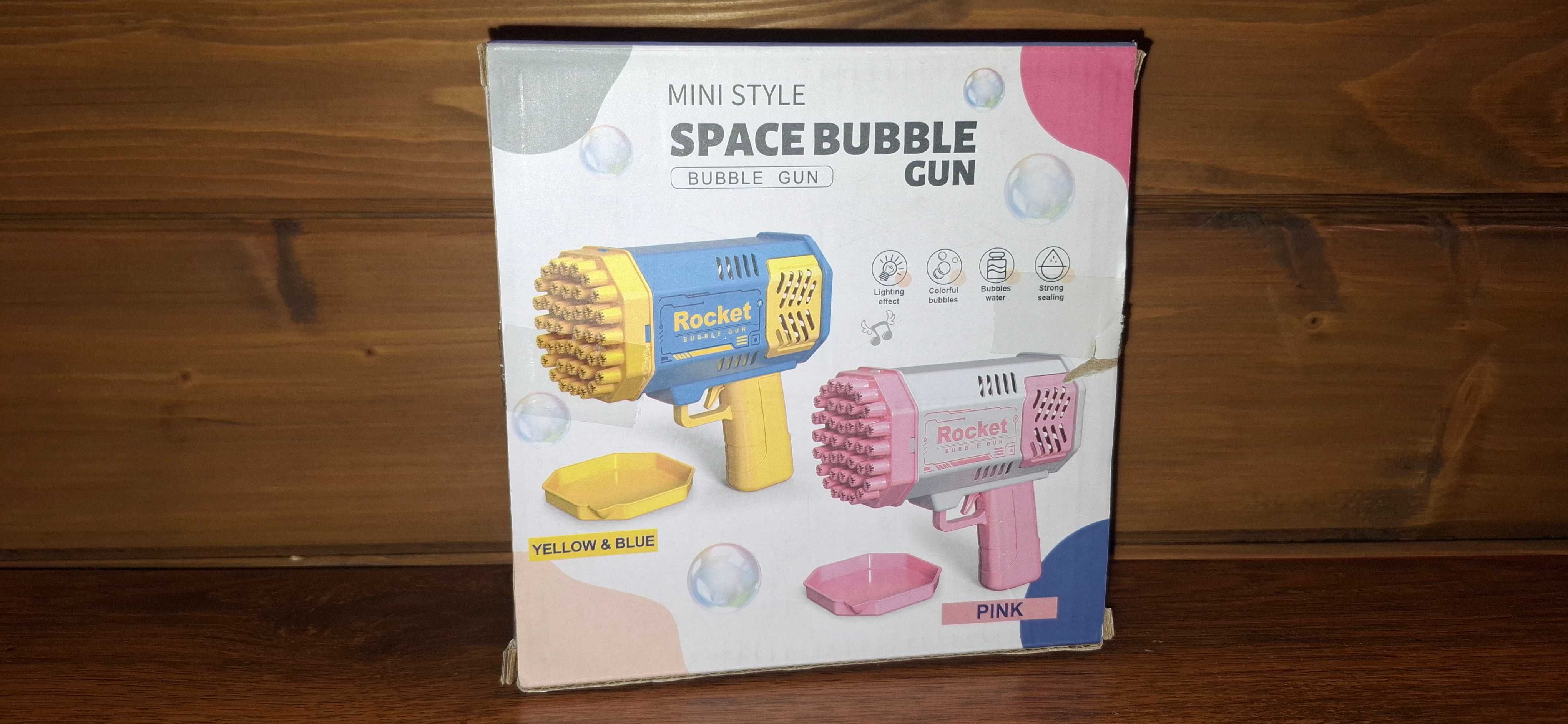 Super Pistolet Na Bańki Mydlane - Space Bubble Gun