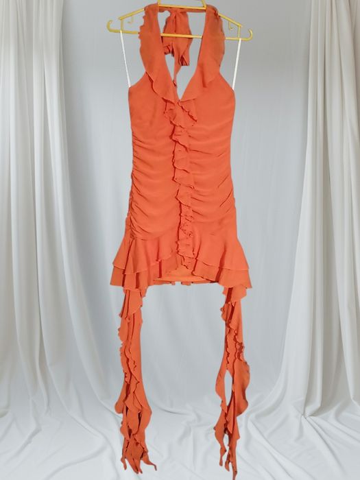 Pomarańczowa sukienka shein S nowa z metką