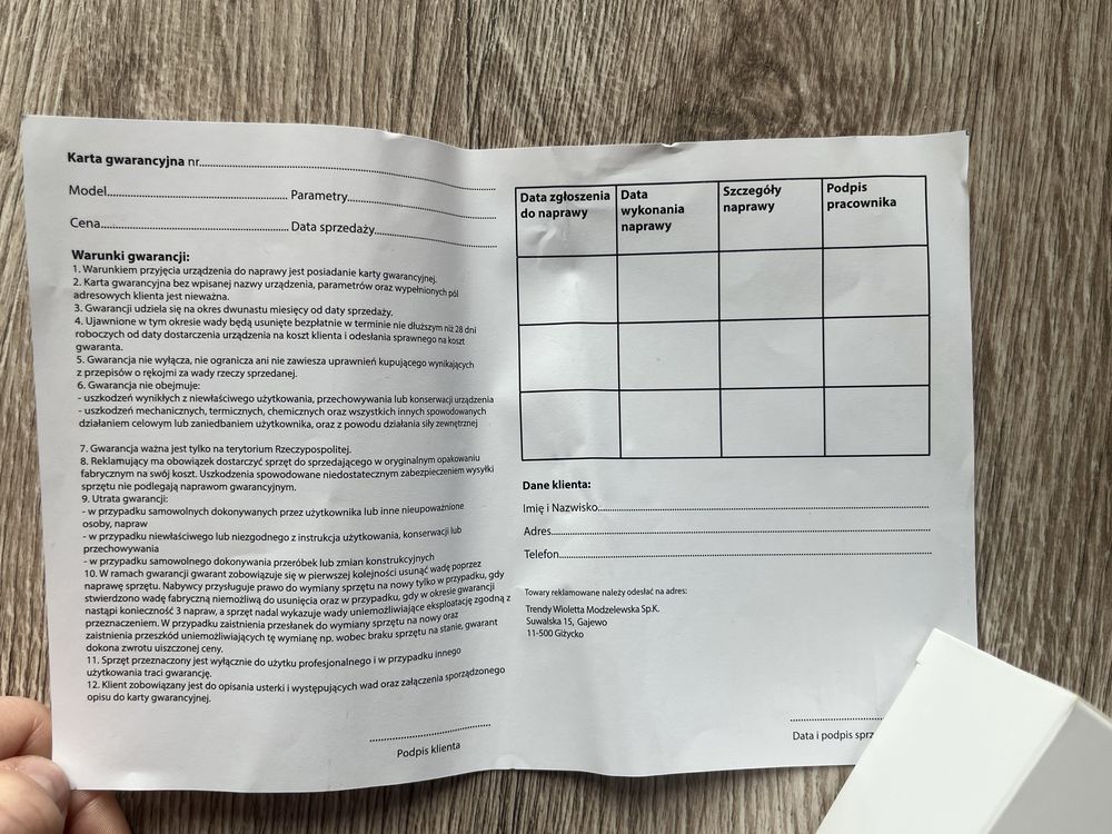 Pochłaniacz pyłu z paznokci CLAVIER manicure paznokcie hybrydowe
