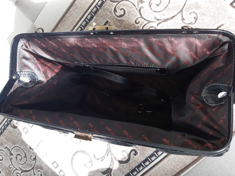 Шкіряна чоловіча дорожня сумка