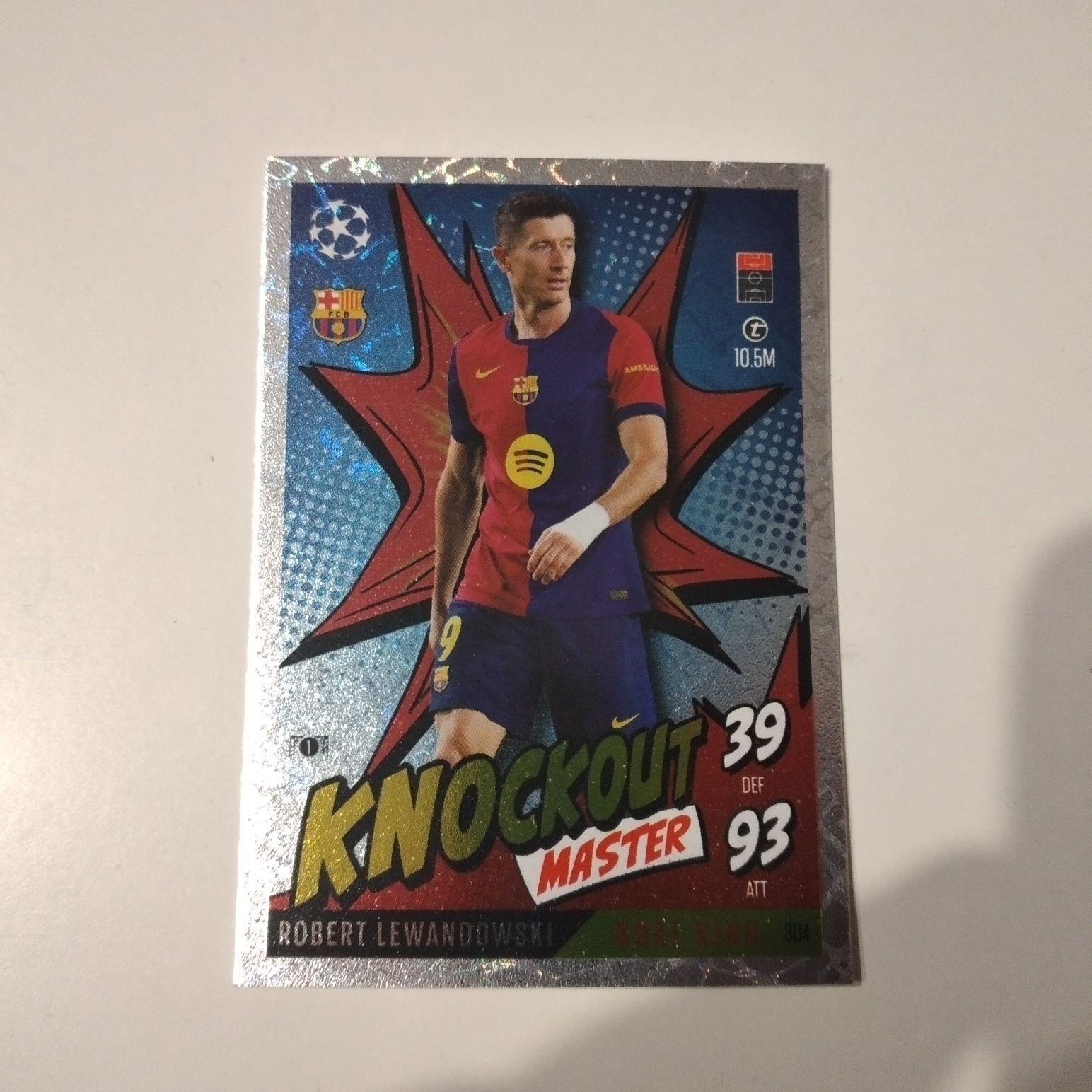 Robert Lewandowski Knockout - Topps Match Attax  24/25 Extra