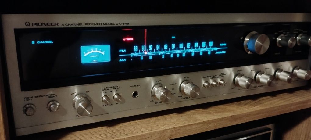Pioneer qx 646 amplituner stereo quad