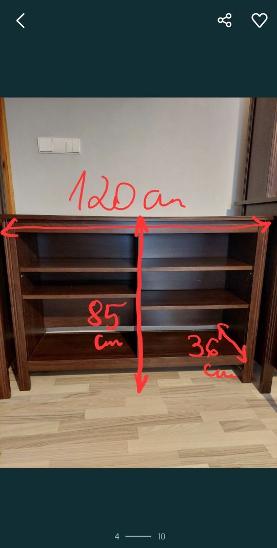 Ikea brusali komoda pod rtv wenge