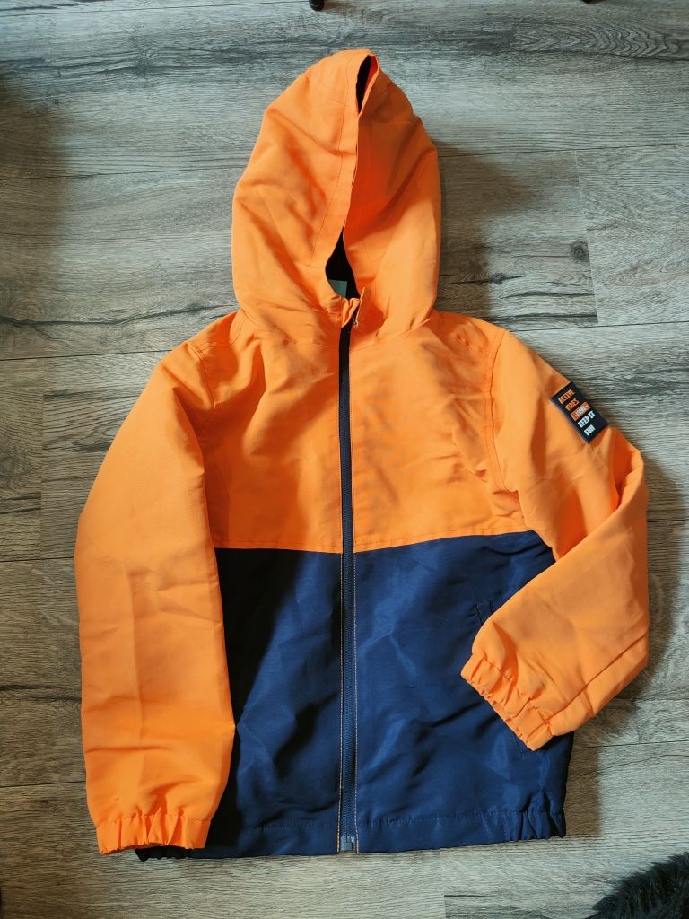 Kurtka 128cm podszyta polarem