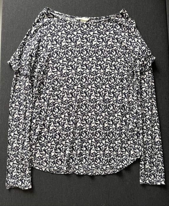 H&m rozm M bluzka z falbankami u góry na rękawach
