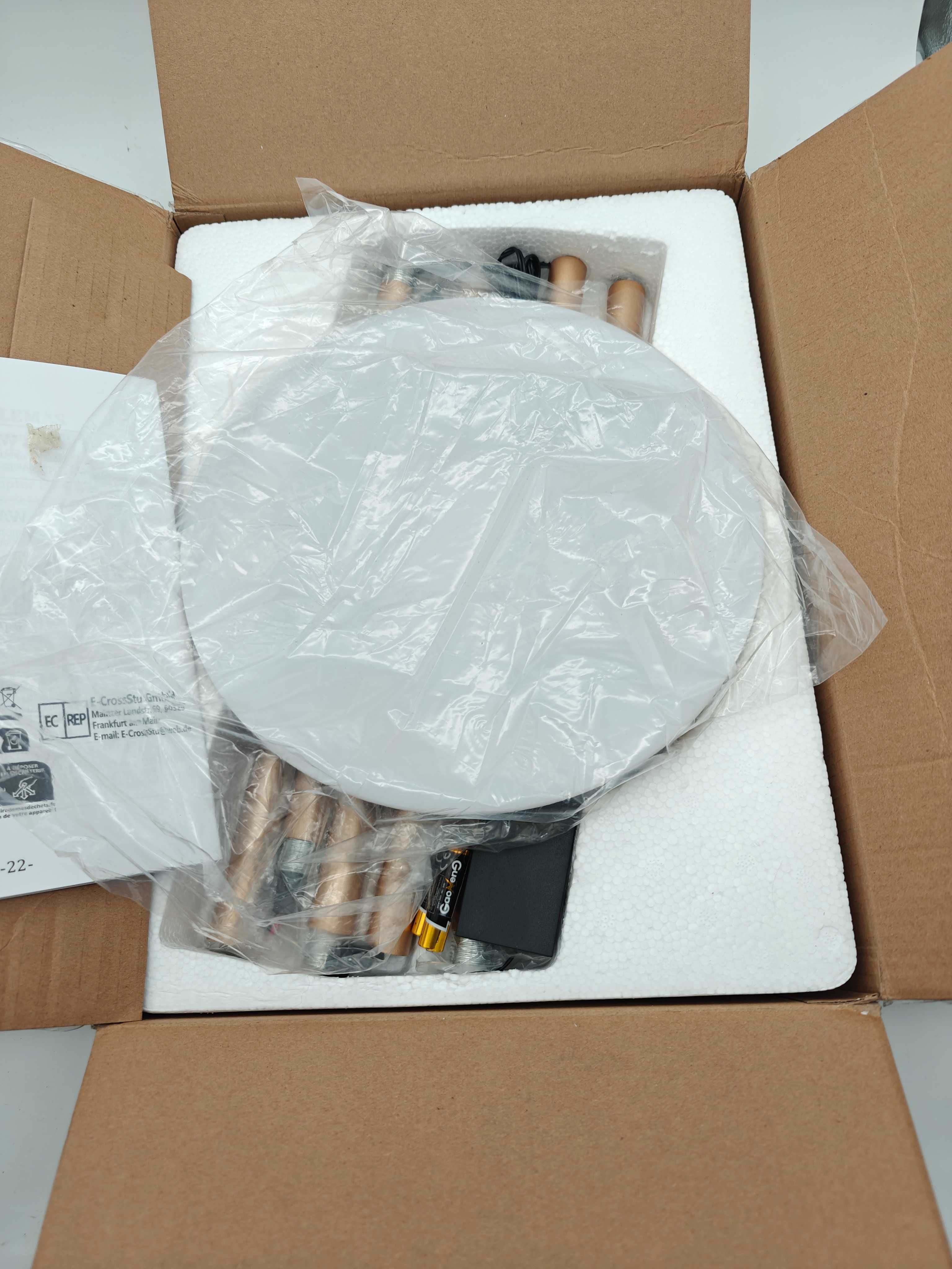 Candeeiro de Chão PreeOtti LED 36W Dourada - Ajustável 3000K-5000K