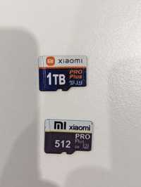 2 Cartões de memória micro SD 1TB e 500GB