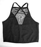 Damski Czarny Crop Top Shein roz. L