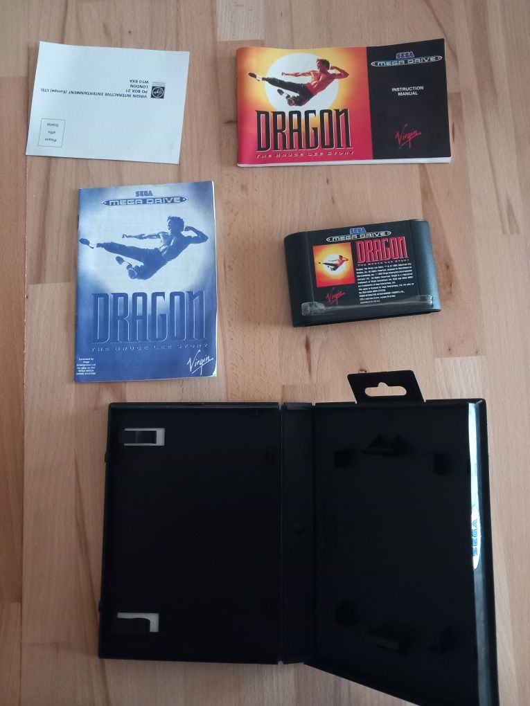 Dragon the bruce lee story mega drive pal