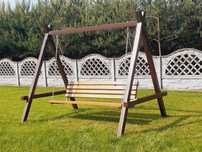 Huśtawka ogrodowa metalowa 295 cm