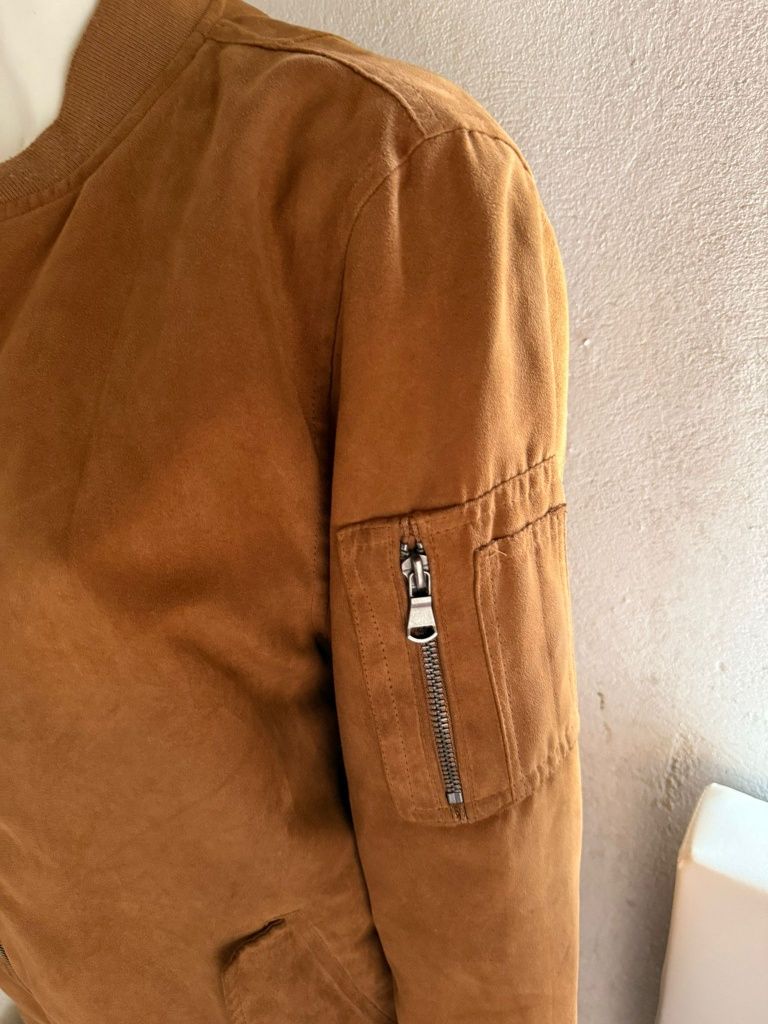 Casaco Bomber Castanho – Collection Finest Label (Tamanho L)