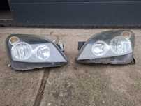 Lampy przód opel astra h