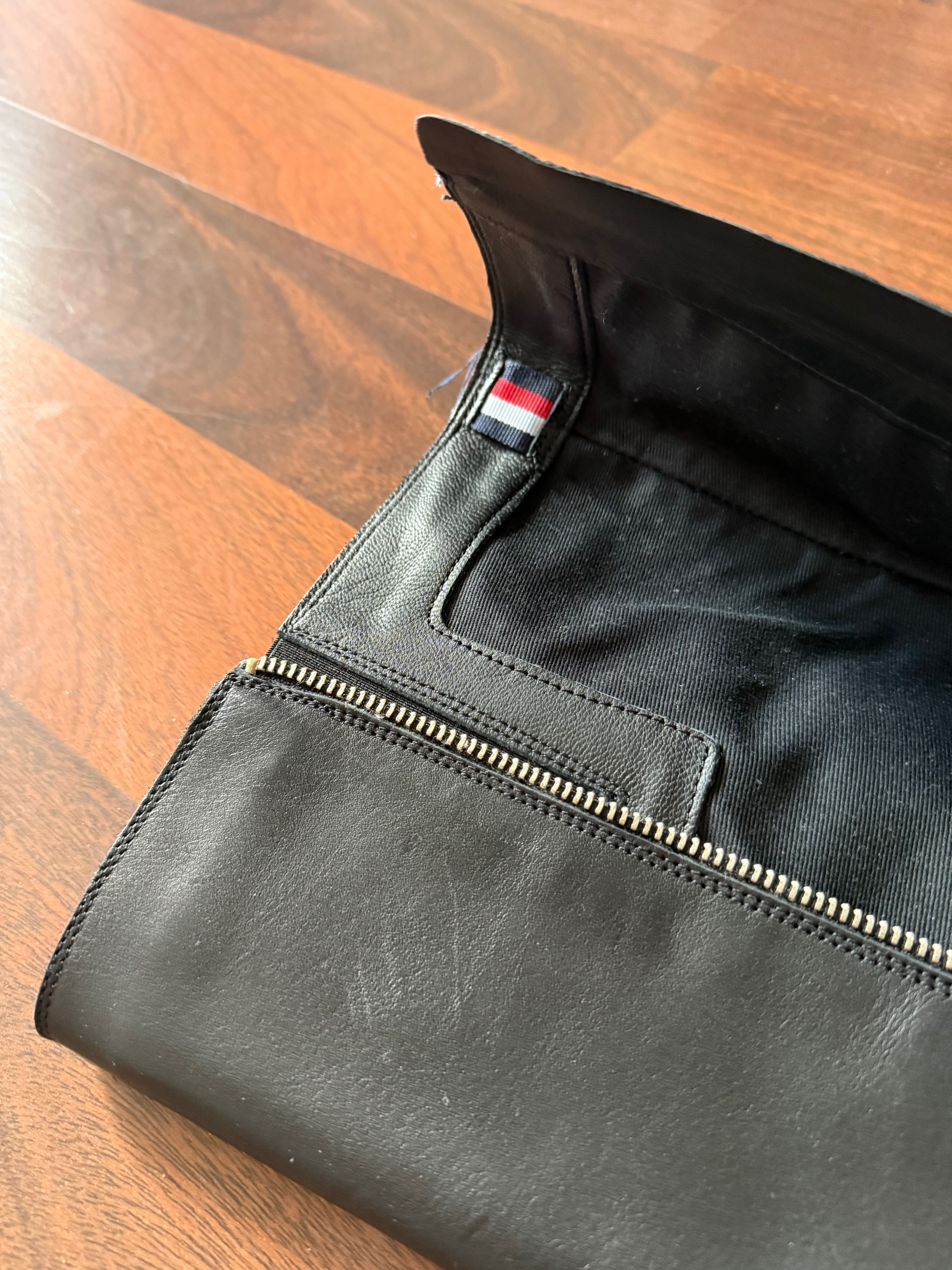 Kozaki skórzane Tommy Hilfiger