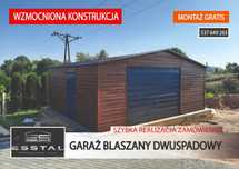 Garaż Blaszany - 5x5 - TANIO |Blaszak |Garaże| Wiata| HALE| - ESSTAL*