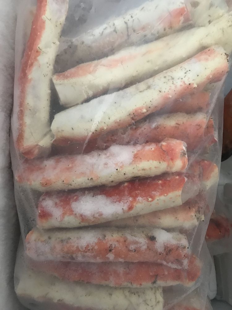 М’ясо королівського краба, фаланга , канадського краба