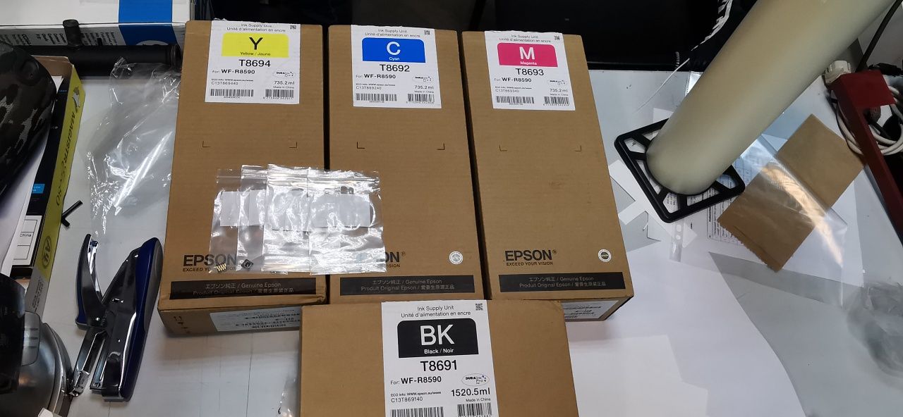 Epson WorkForce Pro WF-R8590 чипы для картриджей