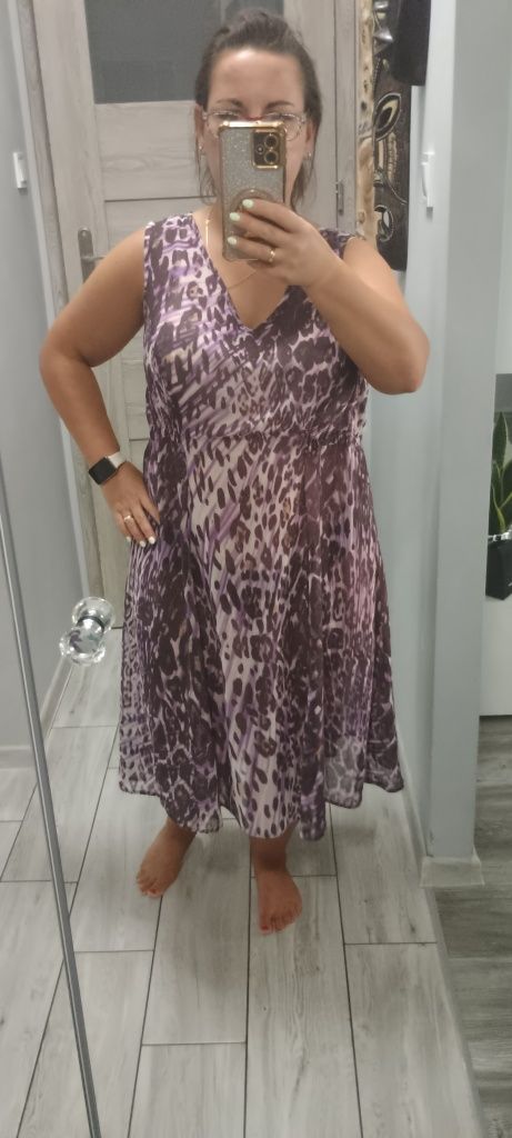 Sukienka letnia na ramiączkach rozmiar XXL , 3XL