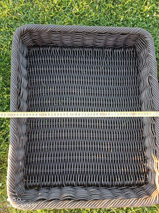 Koszyk technorattan 60x50x11cm