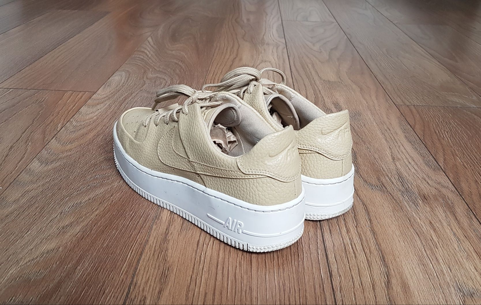 Buty Nike Air Force 1 Sage Low Desert Ore rozmiar 38,5 okazja Sneakers