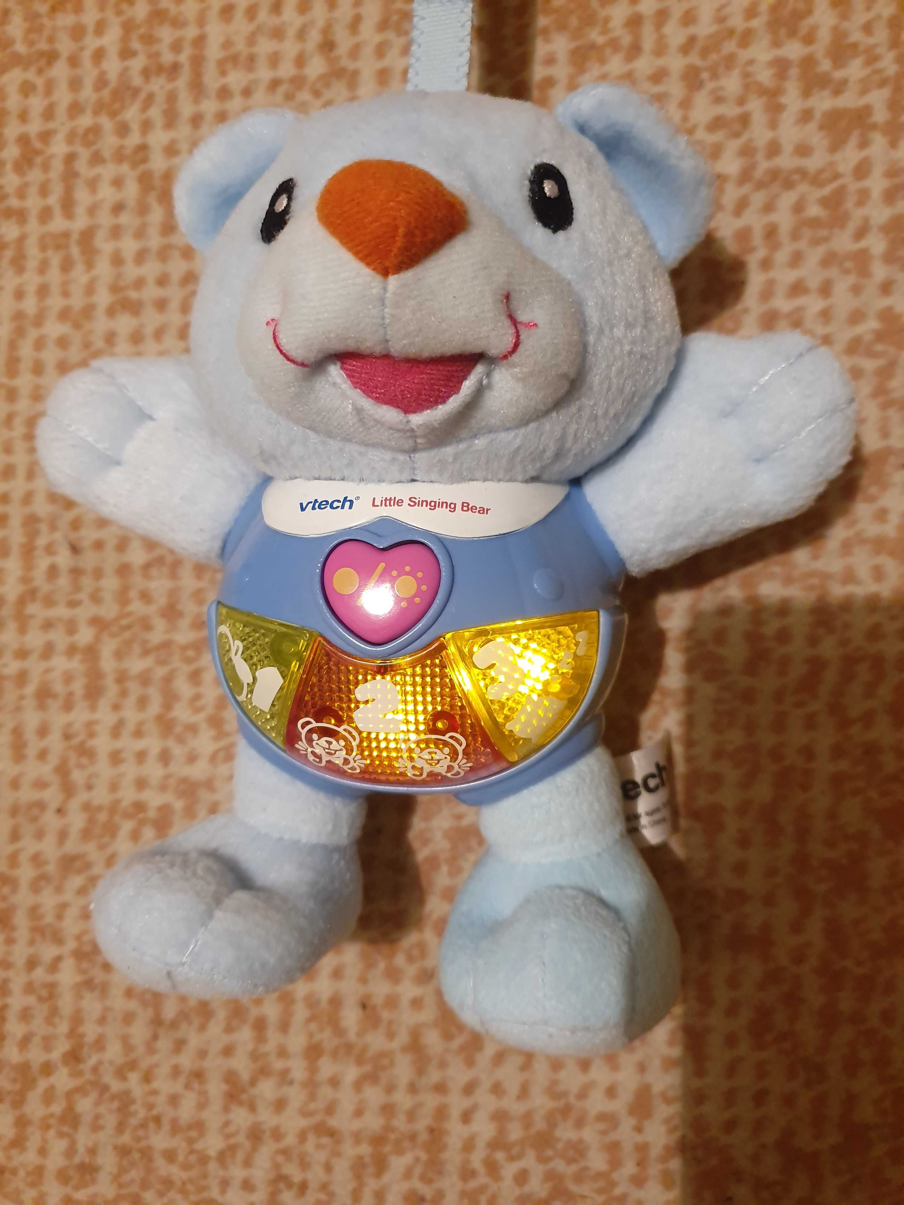 Niebieski miś interaktywny Vtech j.angielski Stan b.dobry